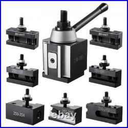 VEVOR Quick Change Tool Post Set, 8 Pcs, Includes Lathe Tool Holders, Wedge Type