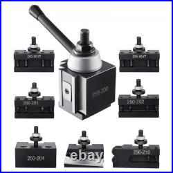 VEVOR Quick Change Tool Post Set, 8 Pcs, Includes Lathe Tool Holders, Wedge Type