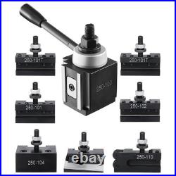 VEVOR Quick Change Tool Post Set, 8 Pcs, Includes Lathe Tool Holders, Wedge Type