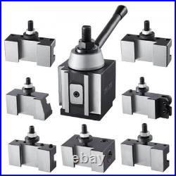 VEVOR Quick Change Tool Post Set, 8 Pcs, Includes Lathe Tool Holders, Wedge Type