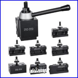 VEVOR Quick Change Tool Post Set, 8 Pcs, Includes Lathe Tool Holders, Wedge Type