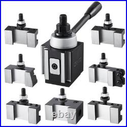VEVOR Quick Change Tool Post Set, 8 Pcs, Includes Lathe Tool Holders, Wedge Type