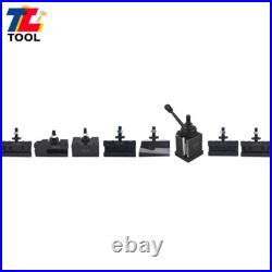 Wedge Type Tool Post For Lathe 10 15 With 7PC Tool Holders BXA 250-222