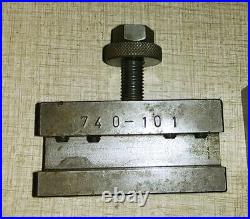 Yuasa 740-100 Quick Change Tool Post with 740-101 Cutting Tool Holder I05T