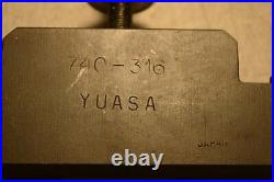 Yuasa 740-316 Quick Change Tool Post Holder Combo Turning Facing