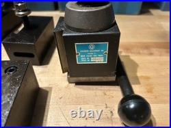 Yuasa Quick Change Tool Post 740-100 and 12 Holders (NOS)