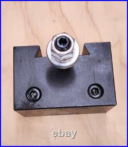Yuasa Quick Change Tool Post Holder 740-100 & 2 Holders 10-12 Yuasa Quick Change Tool Post Holder 740-100 & 2 Holders 10-12