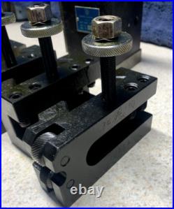 Yuasa Quick Change Tool Post Holder 740-300 & 5 Holders (NOS Last one) Yuasa Quick Change Tool Post Holder 740-300 & 5 Holders (NOS Last one)